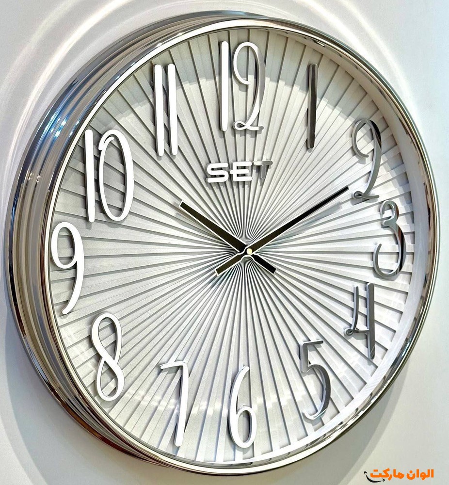 ساعت-دیواری-ست-x600-فلزی-کد-e544-تک-و-عمده