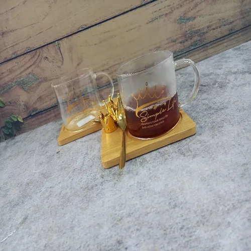 تصویر 1 محصول خرید  ماگ پیرکس با زیری بامبوتک و عمده کد t1250