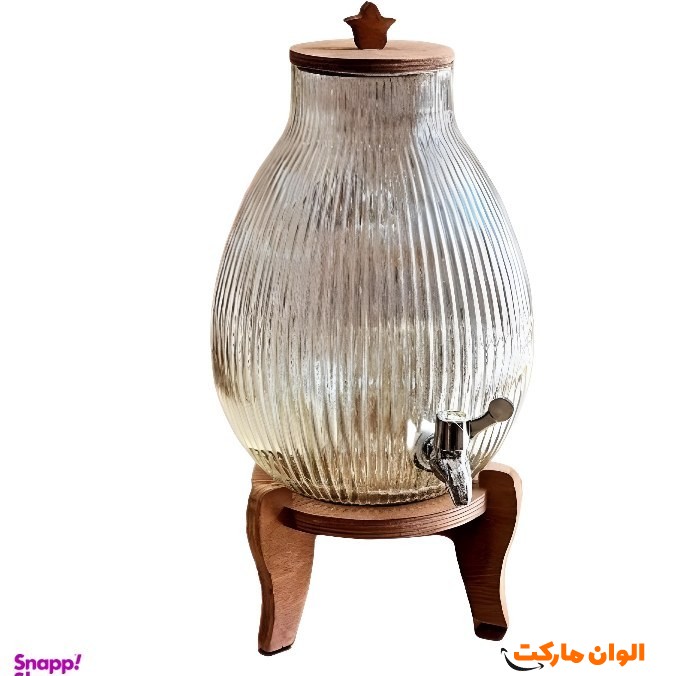 خرید کلمن 10  لیتر شیشه ای سپیدار تک و عمده کد Z1329