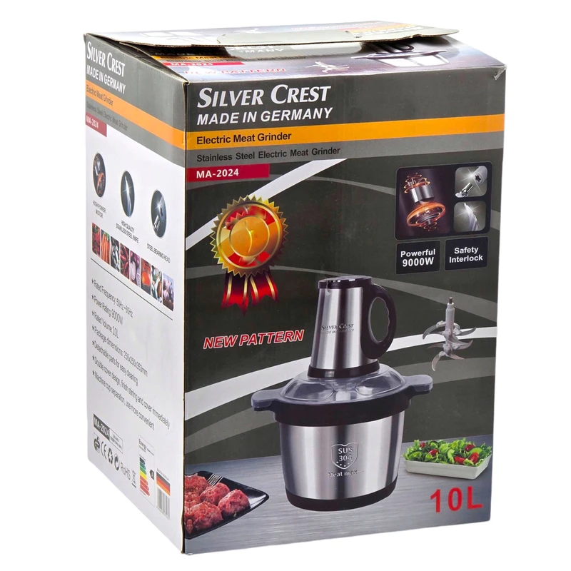 خردکن سیلور کرست 10 لیتری مدل ma-2024  تک و عمده کد t1266