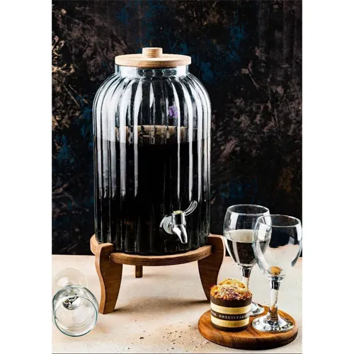 کلمن پذیرایی پایه چوب تک و عمده کد G4753