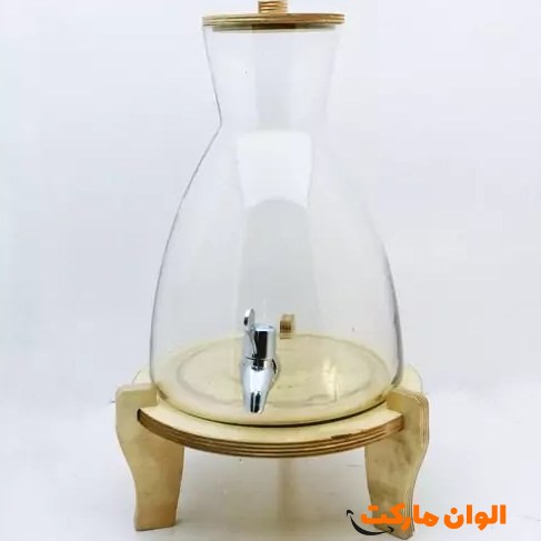 کلمن شیشه ای شربتی 10لیتری مارشال تک و عمده کد G4761