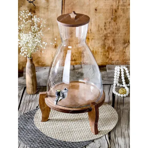 پخش کلمن شیشه ای شربتی 10لیتری مارشال تک و عمده کد G4762