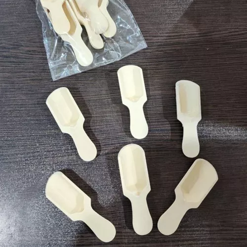 Wooden spice spoons, 6-piece, single and large