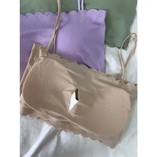Women’s Laser Cut Strapless Top | Free Size with Removable Cup