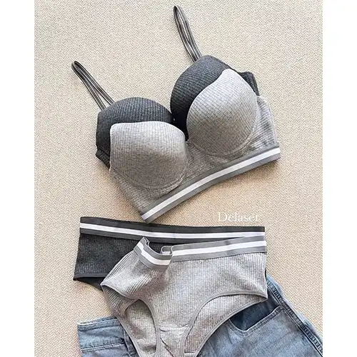 Women’s Sponge Bra Set | Padded Removable Cup & High Quality