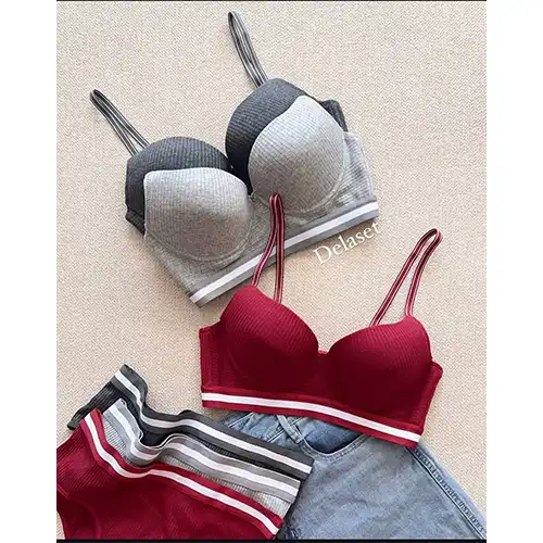 Women’s Sponge Bra Set | Padded Removable Cup & High Quality
