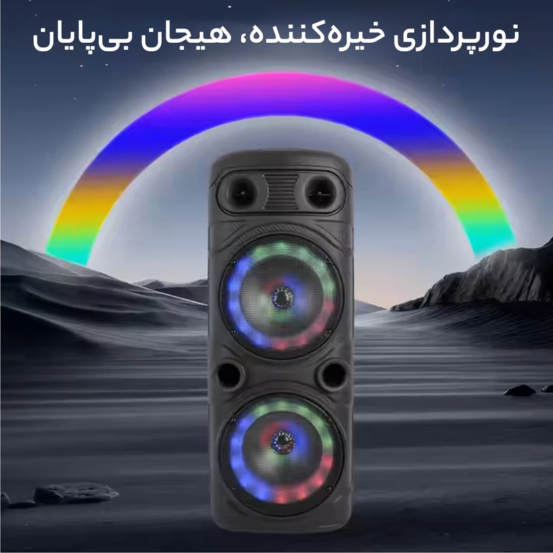 پخش اسپیکر ۱۶ اینچ مدل ZQS-8210S تک و عمده کد t1209