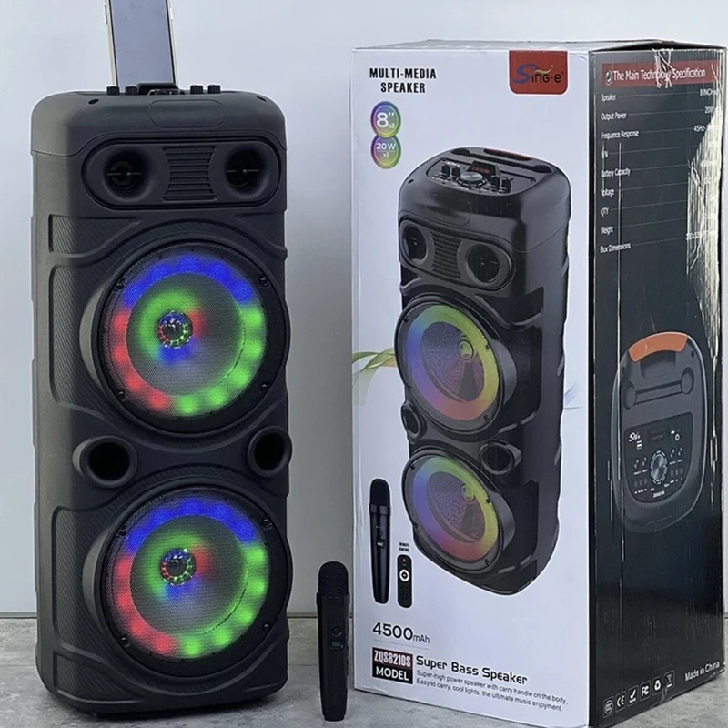 پخش اسپیکر ۱۶ اینچ مدل ZQS-8210S تک و عمده کد t1209