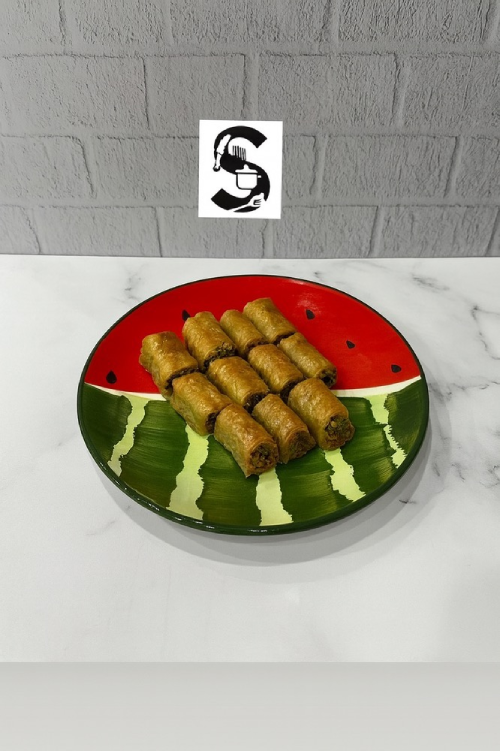 پخش بشقاب  بزرگ طرح هندونه تک و عمده کدP652