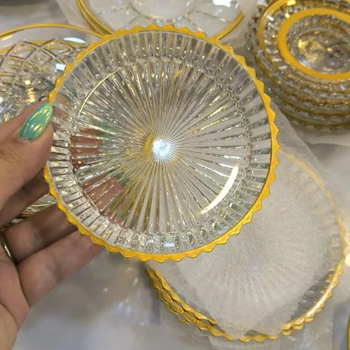 پخش پیاله کمپوت خوری ست 6 عددی  تک و عمده کدP653