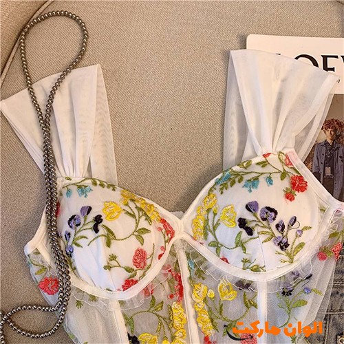 Women’s Floral Party Crop Top | Elegant Design & High Quality