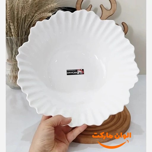 کاسه گرد کنگره ای مدل جدید تک و عمده کد F944