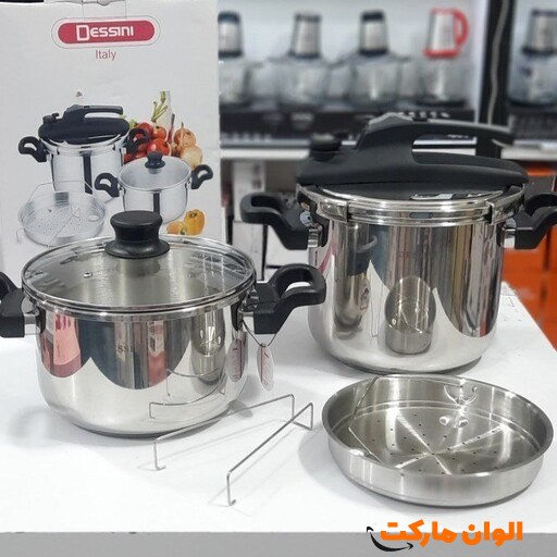 پخش زودپز دوقلو یونیک مدل DSD-22 ۷+۵ تک و عمده کد t1219