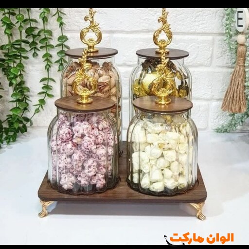 پخش پاسماوری ۷ پارچه با استند چوبی تک و عمده کد t1223