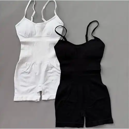 Women’s Seamless Short Overalls | Tummy Control & Adjustable Straps