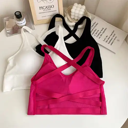 Women’s Cross-Back Crop Top | Stylish & Trendy