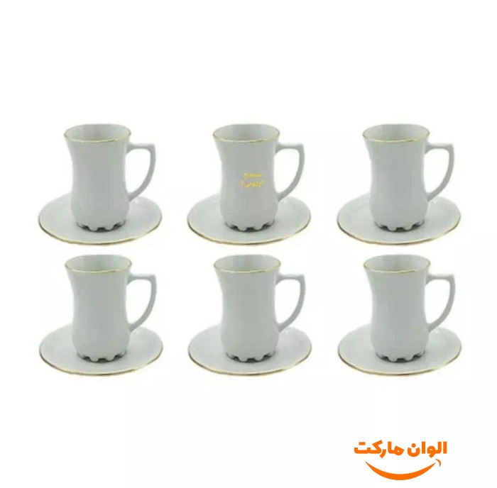سرویس استکان چایخوری مدل جدید 6 عددی  تک و عمده کدF960
