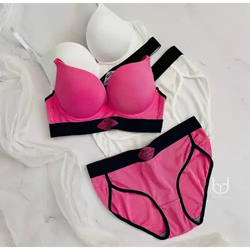 Women’s Padded Bra Set | Half Cup & Adjustable Straps