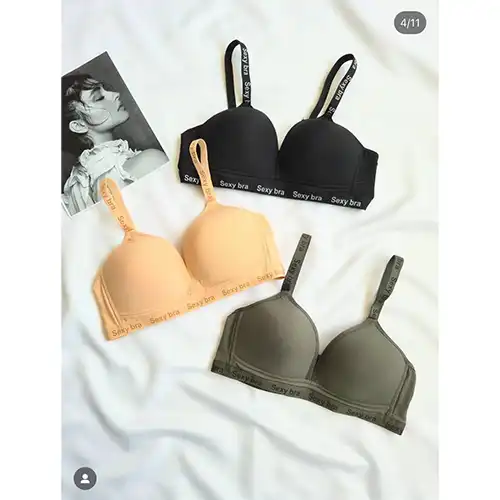 Women’s Ribbed Bra | Wireless, High Quality