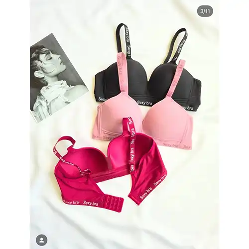 Women’s Ribbed Bra | Wireless, High Quality