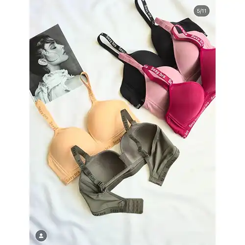 Women’s Ribbed Bra | Wireless, High Quality