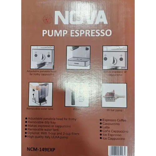 پخش اسپرسو ساز نوا مدل NCM-149 کد E656 تک و عمده