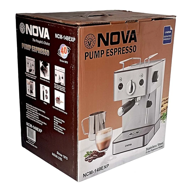 پخش اسپرسو ساز نوا مدل NCM-149 کد E656 تک و عمده