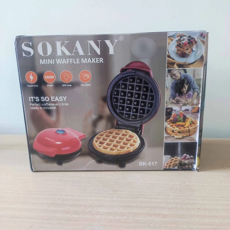 پخش وافل ساز Sokany  مدل SK-517  کد E670 تک و عمده