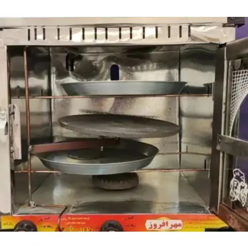 تنور-گازی-مهرافروز-استیل-کد-e673-تک-و-عمده