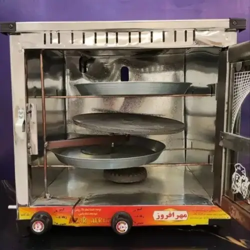 پخش-تنور-گازی-مهرافروز-استیل-کد-e674-تک-و-عمده