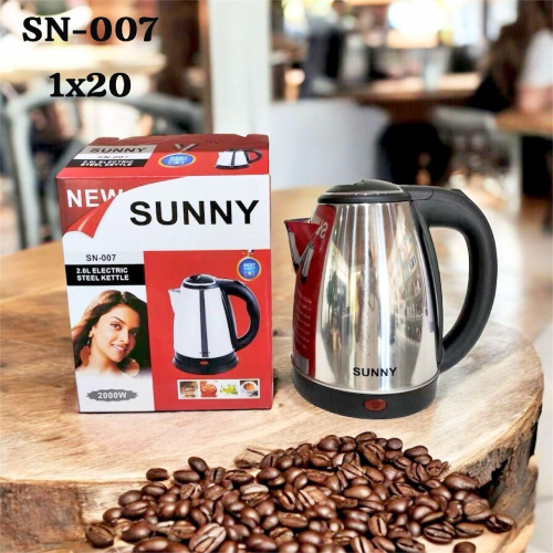 پخش  چای‌ساز ۲ لیتری SUNNY مدل SN-007 تک و عمده کد Z1542