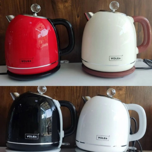 خرید کتری برقی‌ 1.7 لیتر  ولگا مدل 64 تک و عمده کد Z1549