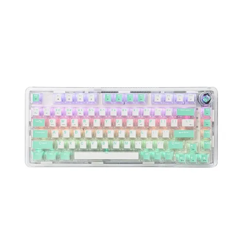 پخش کیبورد بی سیم گیمینگ LEOBOG مدل K81  تک و عمده کد G4855