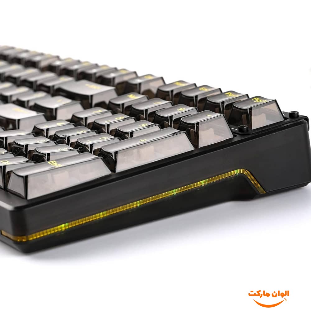 پخش  کیبورد سیم دار گیمی مدل AULA F98 تک و عمده کد G4857