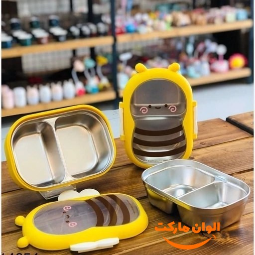 پخش ظرف غذا کودک مدل زنبور کد E708 تک و عمده