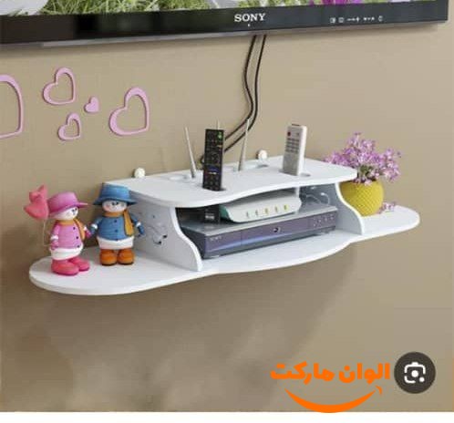 شلف-دیواری-موج-از-pvc-کد-e711-تک-و-عمده
