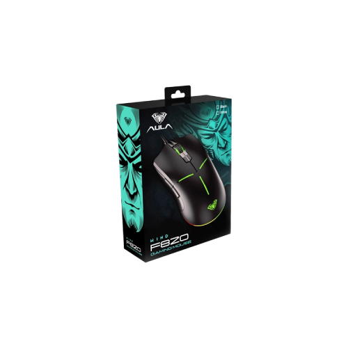 پخش موس گیمینگ سیم دارAULA مدل F820 تک و عمده کدZ1564