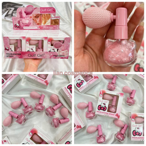 پخش  شیمر بدن و صورت  GULF GIRL  هلو کیتی  مدل 034  تک و عمده کد 14