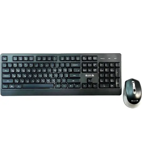 کیبورد و ماوس بی سیم آولا مدل AC203 کد E749 تک و عمده