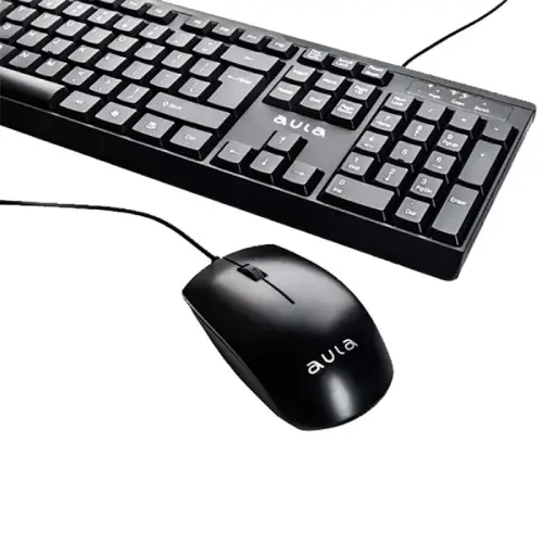 کیبورد و ماوس آئولا مدل AC101 سیم دار کد E751 تک و عمده
