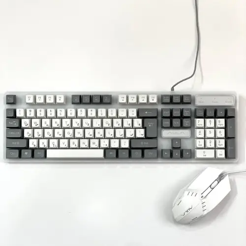 پخش ست ماوس و کیبورد گیمینگ آئولا مدل F3061 کد E766 تک و عمده