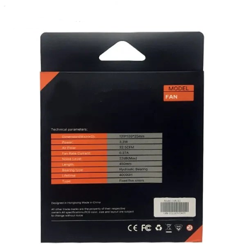خرید فن کیس انزو مدل FAN003 تک و عمده کد Z1591