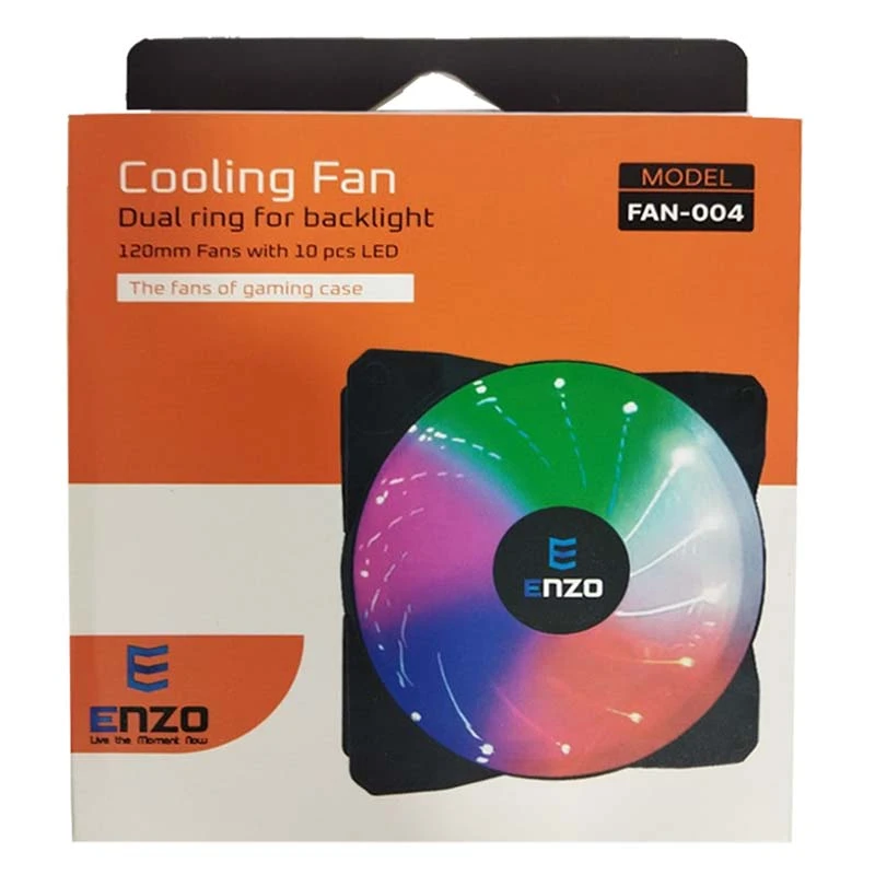 پخش فن کیس انزو مدل FAN004 تک و عمده کد Z1594