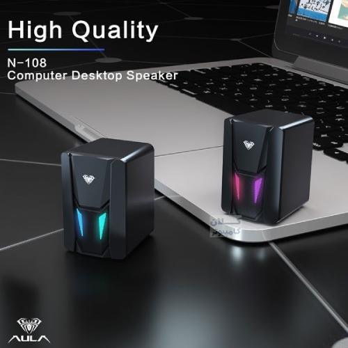خرید اسپیکر لپ تاپ AULA مدل N108 تک و عمده کد Z1603