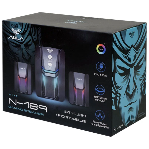 پخش اسپیکر لپ تاپ AULA مدل N189 تک و عمده کد Z1608