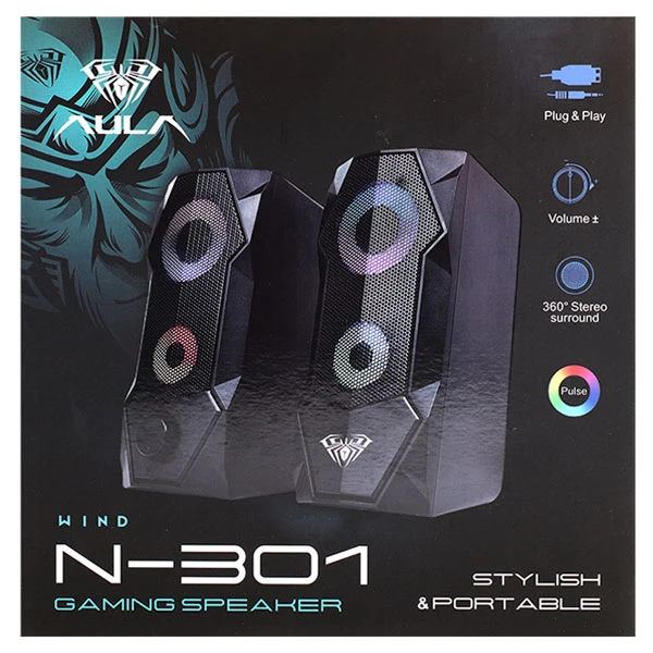 پخش اسپیکر لپ تاپ AULA مدل N301 تک و عمده کد Z1610