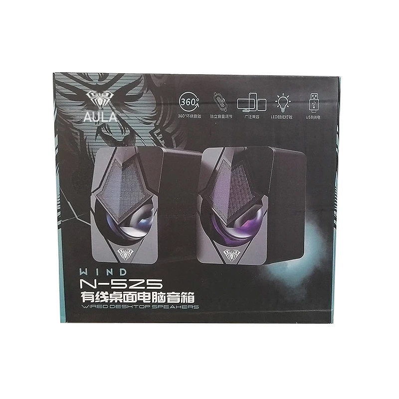 خرید اسپیکر لپ تاپ AULA مدل N525 تک و عمده کد Z1617