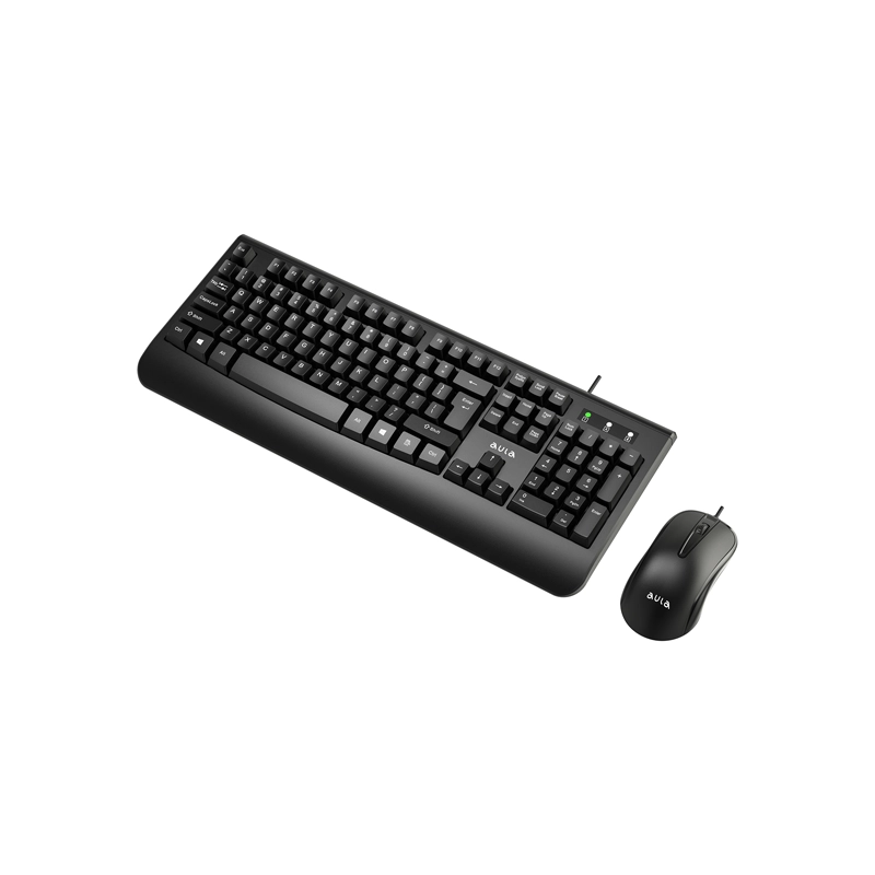 پخش کیبورد و موس با سیم AULA مدل  AC102 تک و عمده کدZ1622