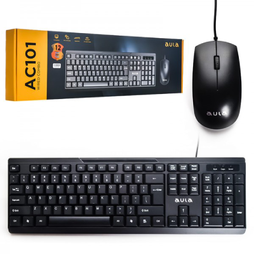 پخش کیبورد و موس بیسیم AULA مدل  AC101 تک و عمده کدZ1628